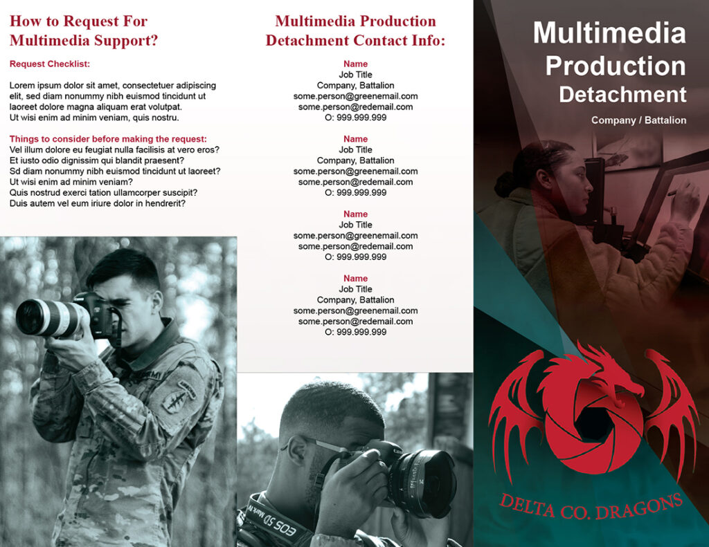 Media Production Brochure Template Ana Bruno Andino